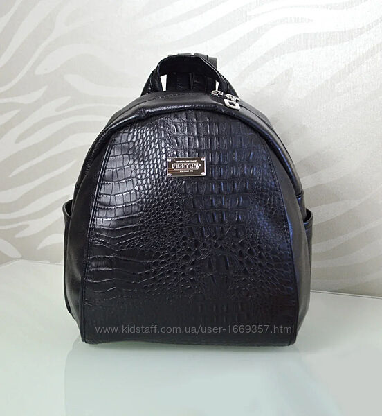  Черный женский рюкзак код 9-60