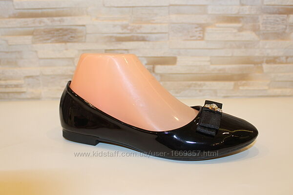  Балетки женские черные т1351