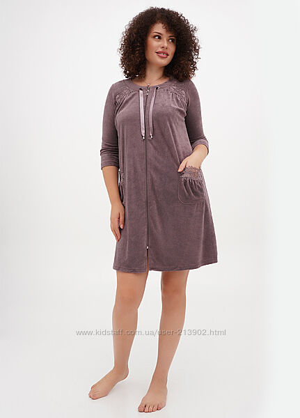 Велюровий жіночий халат romeo life новий