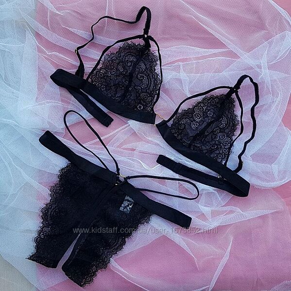 Чорний комплект з доступом