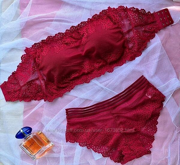 Бордовий комплект бандо