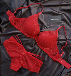 Бордовий комплект пуш ап