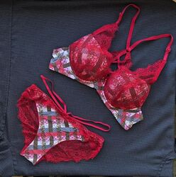 Бордовий комплект пуш ап