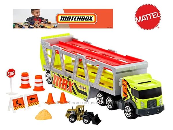 Matchbox Construction Hauler Mattel GNM89 Автовоз Будівельний Самоскид