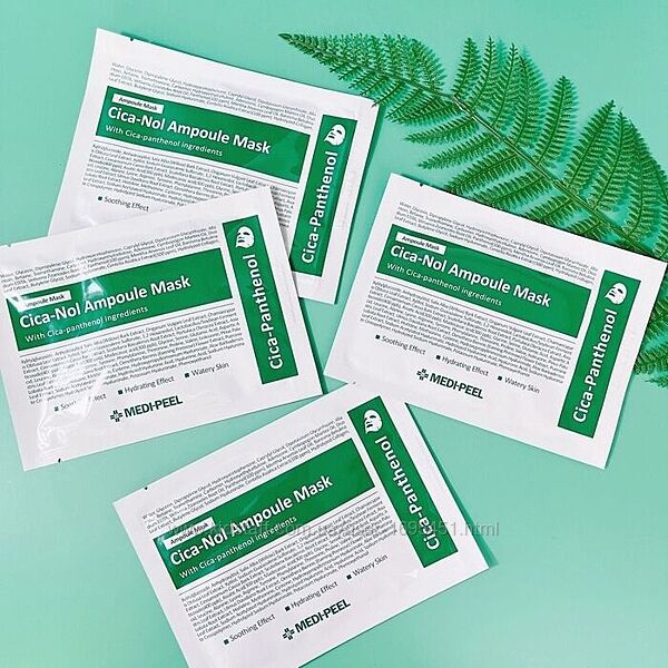 Заспокійлива ампульна маска Medi-Peel Cica-Nol Ampoule Mask з центеллою 