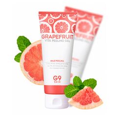 Пілінг скатка для обличчя G9SKIN Grapefruit Vita Peeling Gel з ВНА і АНА 