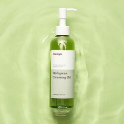 Гідрофільна олія Manyo Factory Herb Green Cleansing Oil з комплексом трав