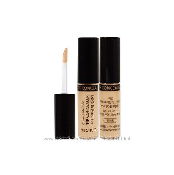 Рідкий консилер The Saem Cover Perfection Tip Concealer SPF28 пробник