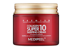 Омолоджувальний нічний крем MEDIPEEL Collagen Super10 Sleeping Cream 