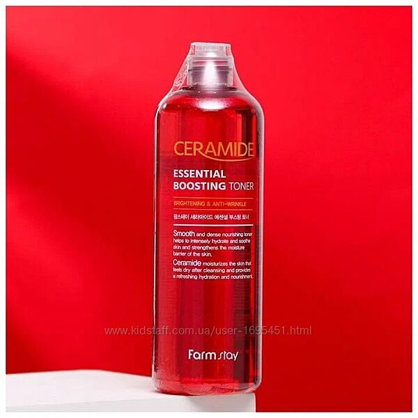 FarmStay Ceramide Essential Boosting Toner Тонер на основі керамідів
