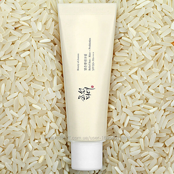 Сонцезахисний крем BEAUTY OF JOSEON Relief Sun Rice Probiotics SPF50 