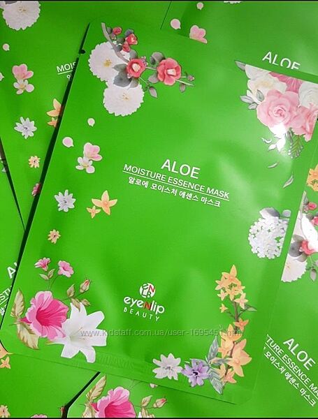 Eyenlip Aloe Moisture Essence Mask тканинна маска для обличчя з алое Корея