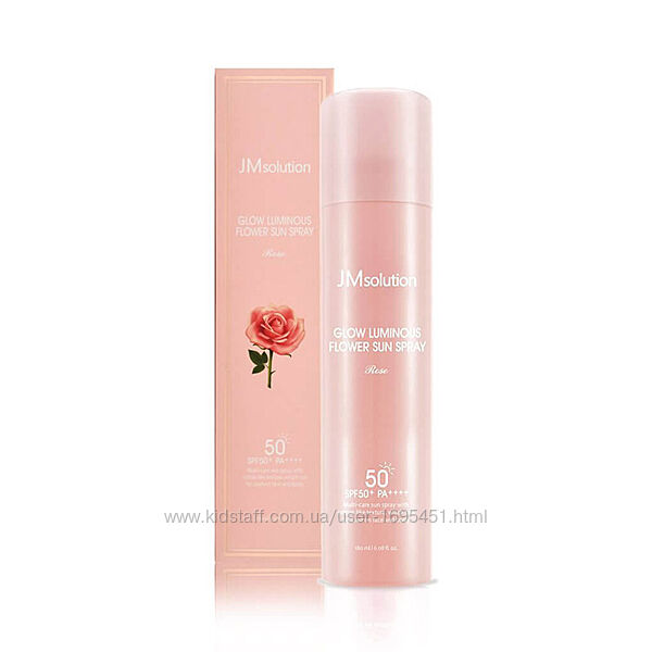 JMsolution Glow Luminous Flower Sun Spray SPF50 Сонцезахисний спрей 