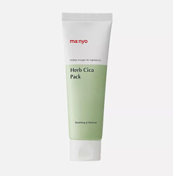 Заспокійлива маска з екстрактом зеленого чаю Manyo Herb Cica Pack 