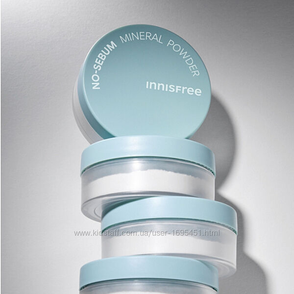 INNISFREE No Sebum Mineral Powder розсипна мінеральна пудра без кольору 