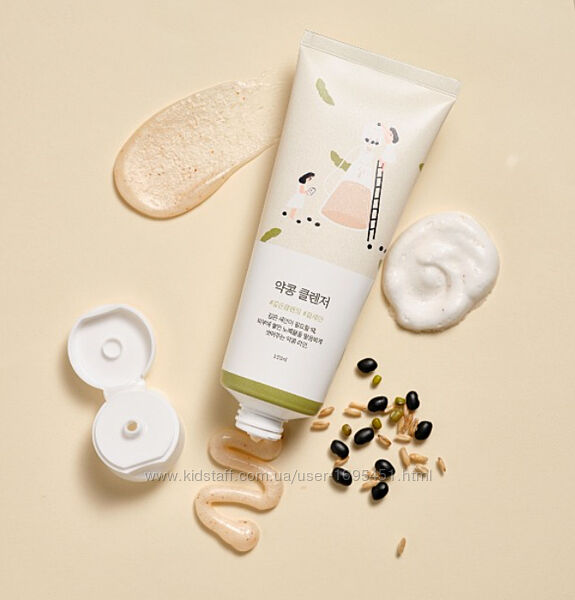 Пінка з екстрактом чорних соєвих бобів ROUND LAB Soybean Cleanser 