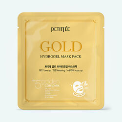 Гідрогелева маска з золотом Petitfee Gold Hydrogel Mask Pack для обличчя 