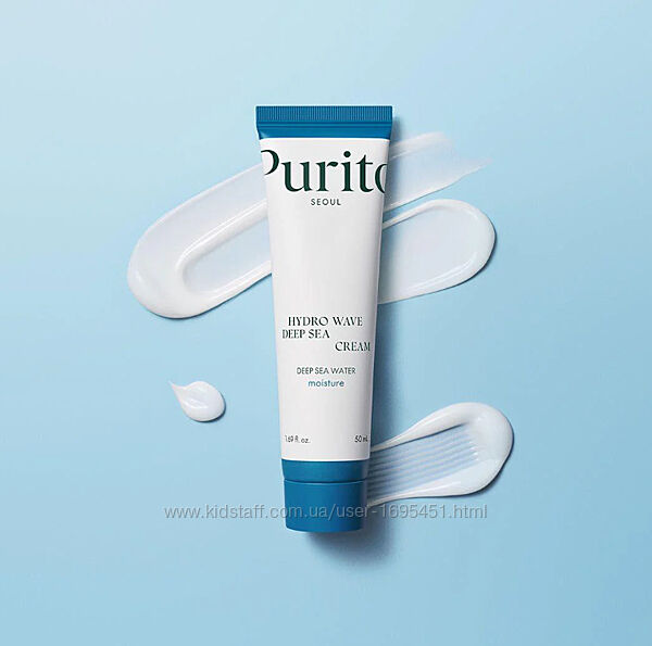 Purito Seoul Hydro Wave Deep Sea Cream зволожуючий крем з морською водою 