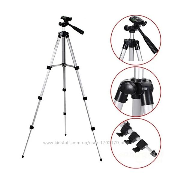 Штатив трипід трипод триногу Tefeng 3110 для камер смартфонів алюминиевый 