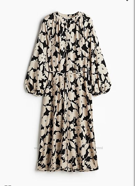 Платье в цветочный принт H&M, p. l-xl
