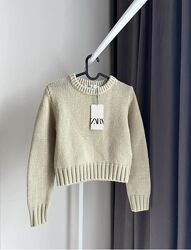 Свитер из смесовой шерсти zara. p. m
