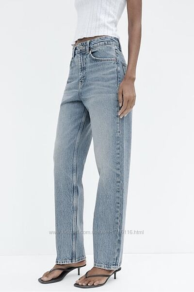 Джинсы zara new mom fit, p. xl-xxl
