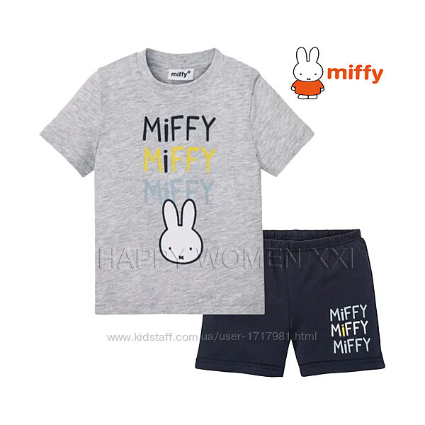 Летняя пижама для мальчика 4-6 лет Miffi шорты футболка летний комплект