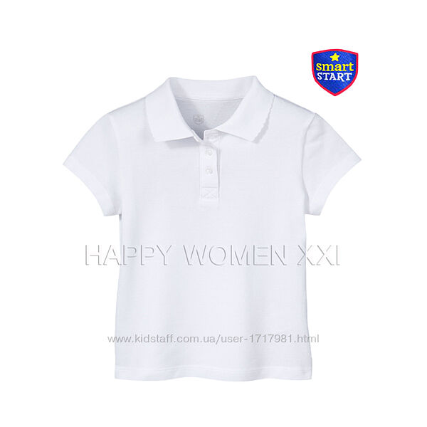 4-6 лет футболка для девочки Smart Start поло рубашка тенниска сорочка 