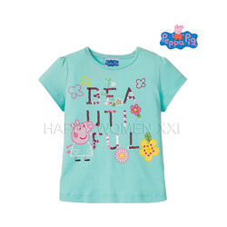 4-6 лет футболка для девочки Peppa Pig детская хлопковая футболочка дитяча 
