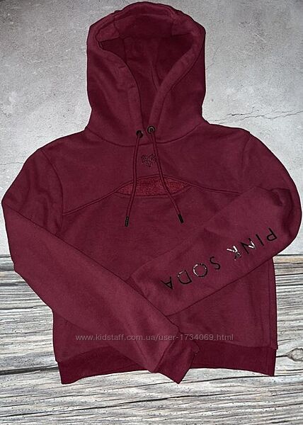 Укорочене худі pink soda