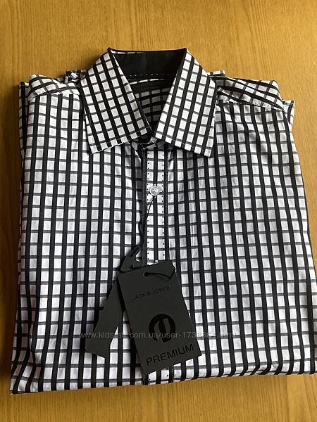 Распродажа -сток новое Рубашка мужская в клетку брендовая сток