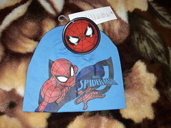 Шапка Человек Паук на 6-10 лет, трикотажная шапочка Spider-Man.