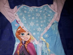 Двусторонняя пижама слип Дисней Фрозен на 3-5 лет, Frozen Анна и Эльза.