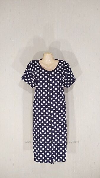 Женский трикотажный халат на молнии с карманами