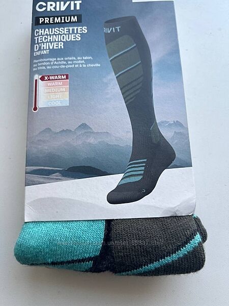 Лижні носки шкарпетки термо гольфи crivit, німеччина