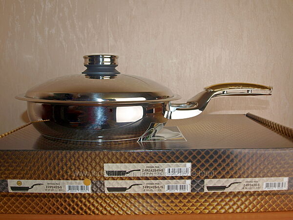 Новая сковорода Zepter Цептер 24 см 2,5 л URA с крышкой посуда оригинал
