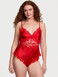 Сатиновий пеньюар-ромпер Victoria&acutes Secret