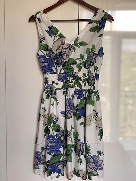 Фірмова віскозна літня сукня з квітковим принтом від only, р. S