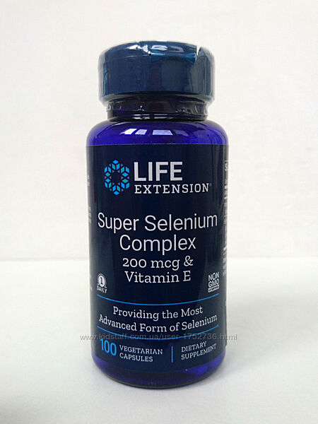 Селен супер комплекс Life Extension, 200 мкг, 100 капсул