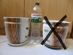 Великий керамічний горщик для квітів