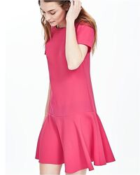 Платье розовое c воланом новое Banana Republic размер 4 36 / S / 44