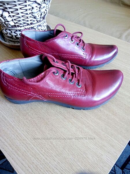бордовые кожаные полуботинки, туфли
