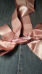 Ніжно-рожевий бант для костюма