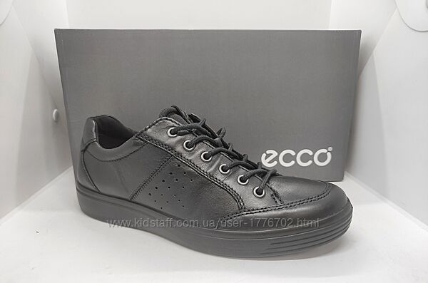 Кожаные кроссовки кеды Ecco Soft оригинал 