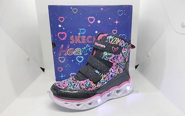 стильные ботинки Skechers S Lights оригинал 