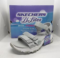 стильные сандалии босоножки Skechers D&acuteLites оригинал