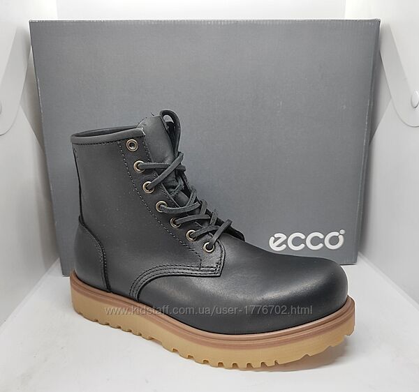 Кожаные ботинки Ecco оригинал