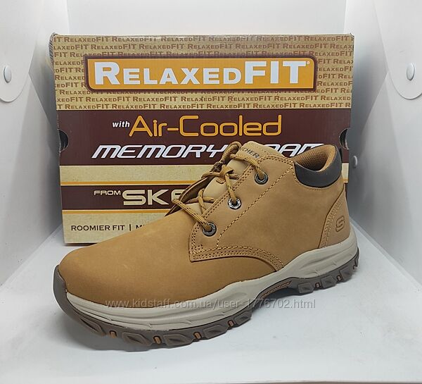 Кожаные кроссовки ботинки Skechers Relaxed Fit оригинал 