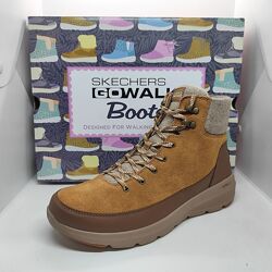 кожаные теплые ботинки Skechers оригинал