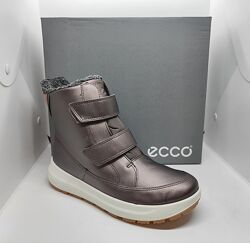 кожаные теплые ботинки Ecco оригинал 